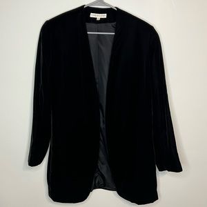 Black Velvet Blazer